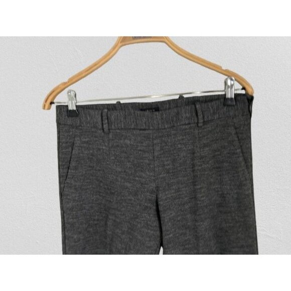 Theory Gray Slim-Fit Womens Trousers Size 6 Stretch Blend Fabric Made In Vietnam - Picture 4 of 8
